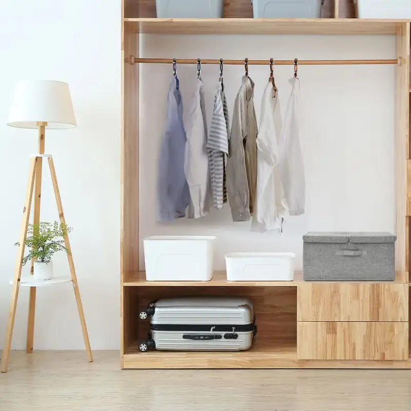 Inklapbare opbergdoos van duurzame stoffen voor elkhoekje in huis - Grijs / 1 - Opbergdozen