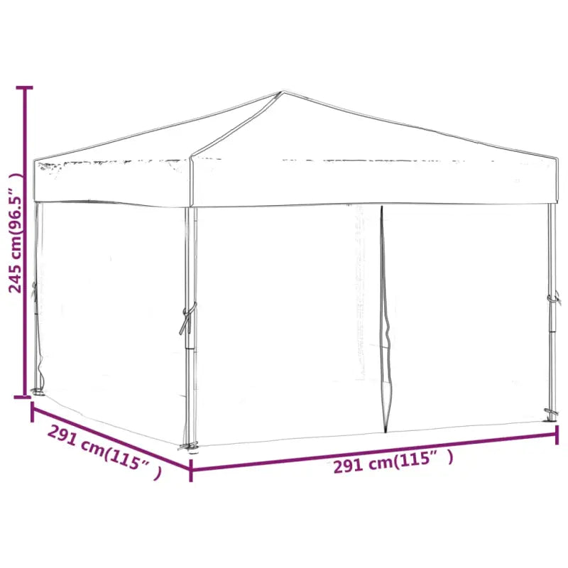 Inklapbare partytent met 210D Oxford stof voor buitenevenementen - Partytenten & prieëlen