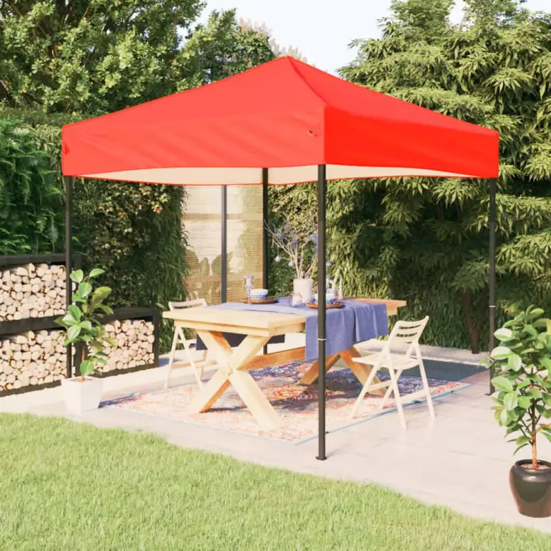 Inklapbare Partytent met 210d Oxford stof voor buitenevenementen - Rood / 2 x 2 m / 1 - Partytenten & prieëlen