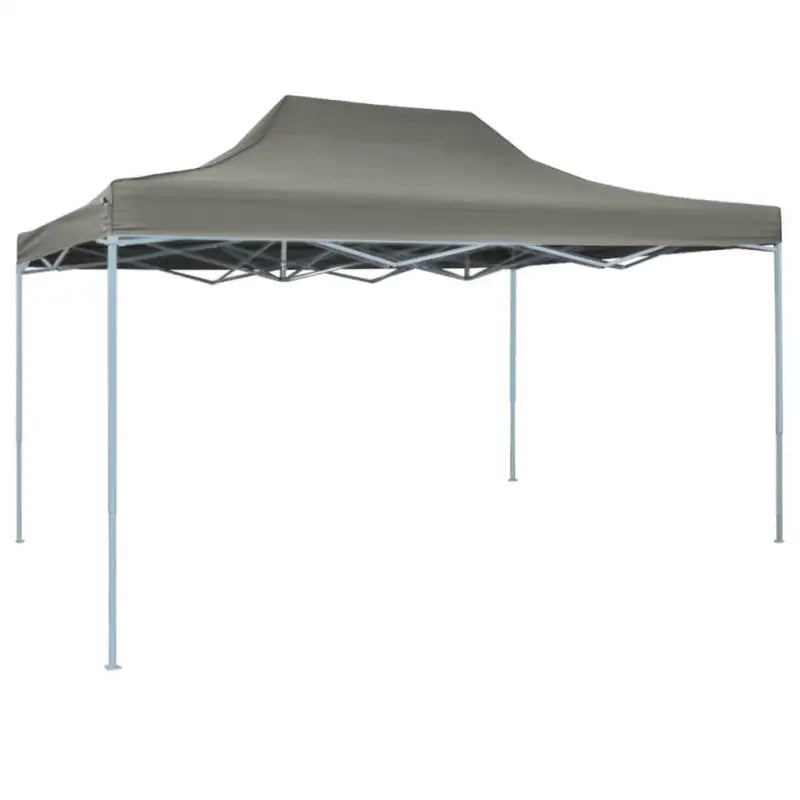 Inklapbare partytent met gepoedercoat staal voor buitenactiviteiten - Antraciet / 1 / Zonder zijwand - Partytenten &
