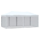 Inklapbare partytent van 210d Oxford stof met zilverkleurige coating - Partytenten & prieëlen