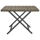 Inklapbare tuinset tafel van poly rattan voor buitengebruik - Tuintafels