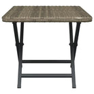 Inklapbare tuinset tafel van poly rattan voor buitengebruik - Tuintafels