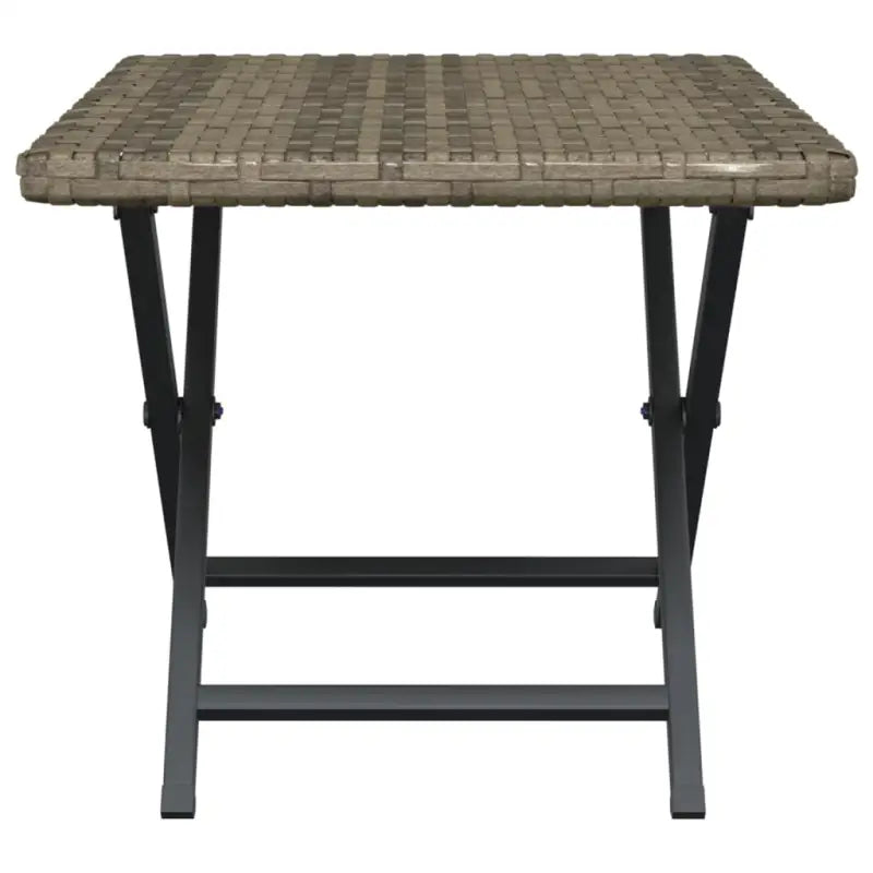 Inklapbare tuinset tafel van poly rattan voor buitengebruik - Tuintafels