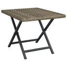 Inklapbare tuinset tafel van poly rattan voor buitengebruik - Tuintafels