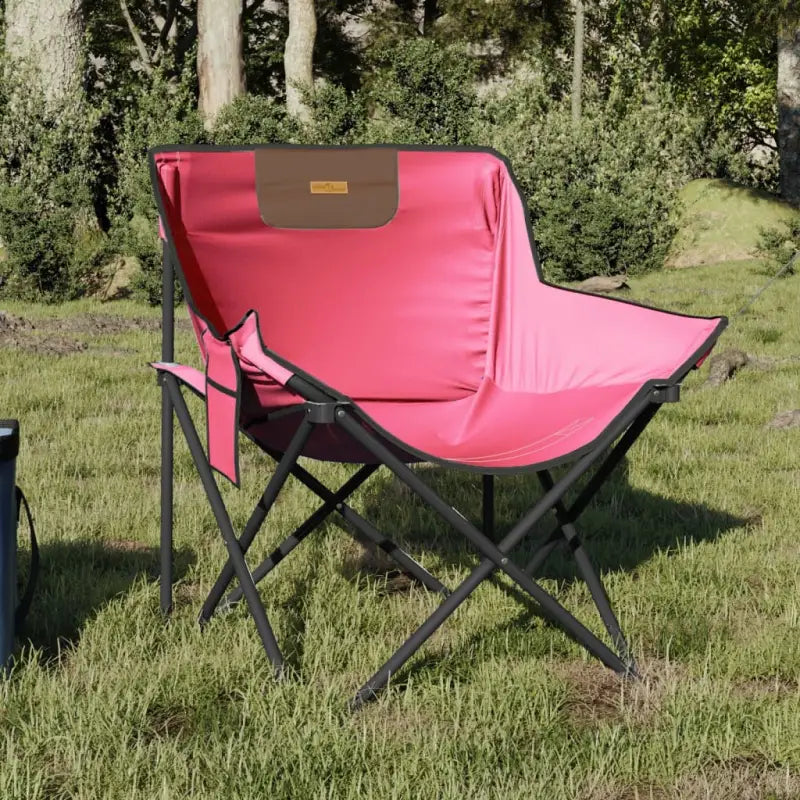 Inklapbare tuinstoelen van 600d polyester voor binnen en buiten - Roze / 1 - Tuinstoelen