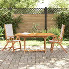 Inklapbare tuinstoelen van massief acaciahout de ideale keuze voor elke tuin - Grijs / 2 - Tuinstoelen