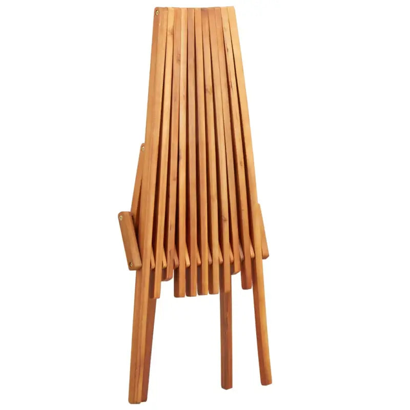Inklapbare tuinstoelen van massief acaciahout met levering bevat - 2 - Tuinstoelen