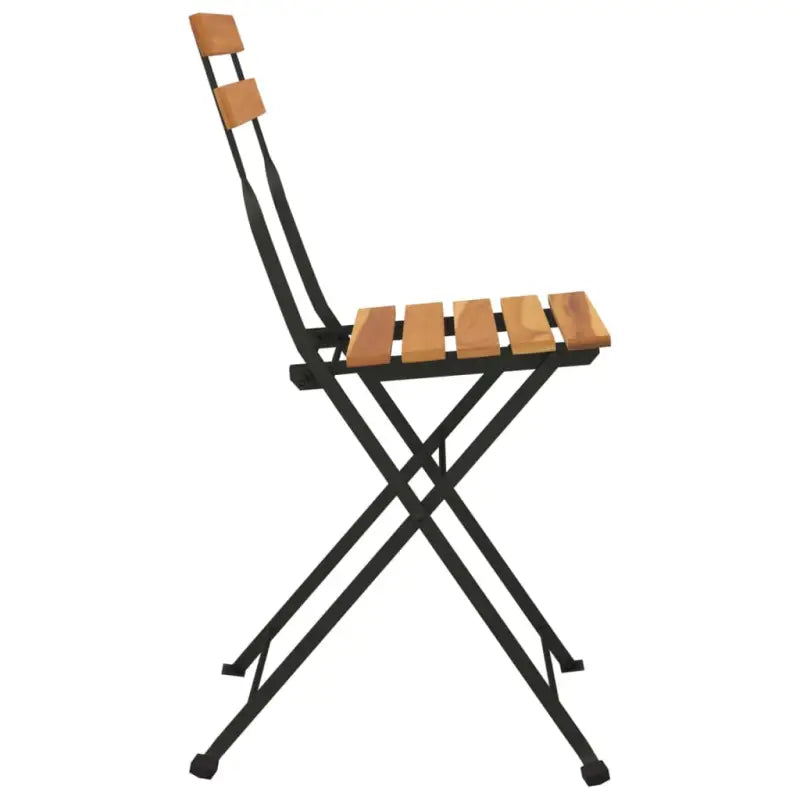 Inklapbare tuinstoelen van massief teakhout voor tuin en terras - Tuinstoelen