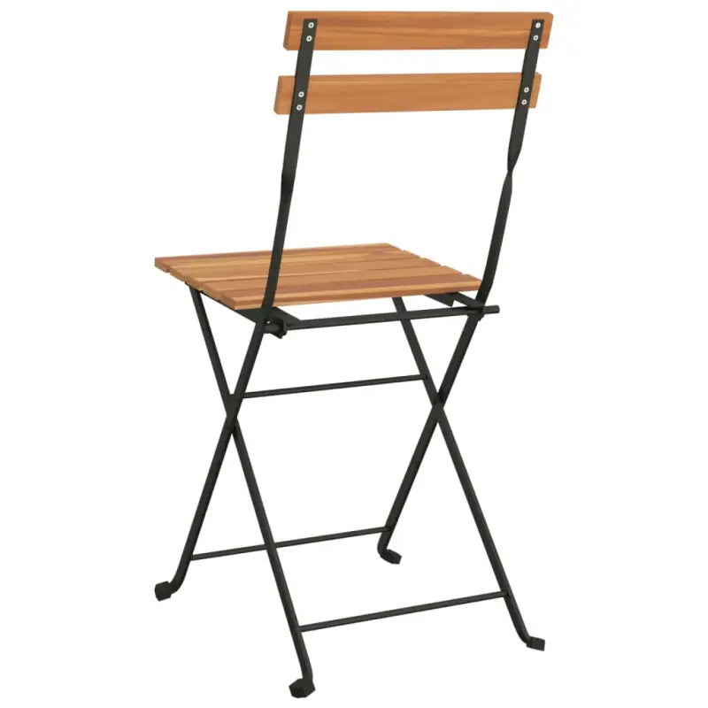 Inklapbare tuinstoelen van massief teakhout voor tuin en terras - Tuinstoelen