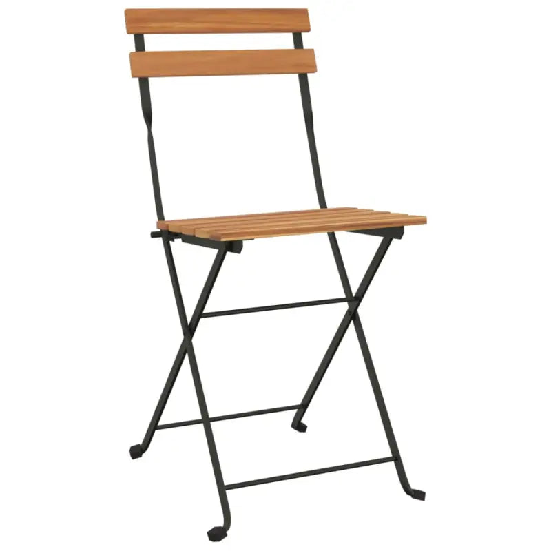 Inklapbare tuinstoelen van massief teakhout voor tuin en terras - Tuinstoelen