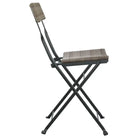 Inklapbare tuinstoelen van poly rattan voor tuin en terras - Tuinstoelen