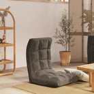 Inklapbare vloerstoel voor comfortabel ontspannen en spelen - Donkergrijs / 1 - Vloerstoelen