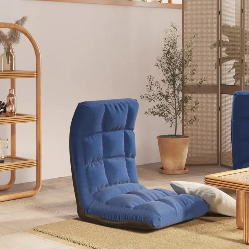 Inklapbare vloerstoel voor comfortabel ontspannen en spelen - Blauw / 1 - Vloerstoelen