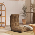 Inklapbare vloerstoel voor comfortabel ontspannen en spelen - Bruin / 1 - Vloerstoelen