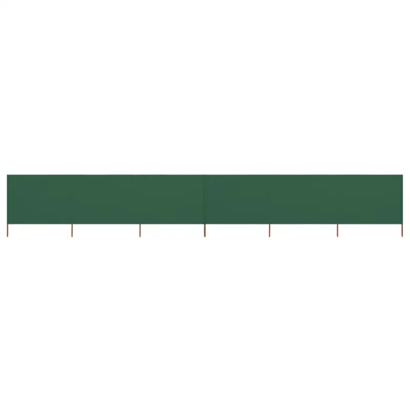 Inklapbare windscherm van nonwoven stof voor bescherming op winderige dagen - Groen / 800 x 120 cm / 1 - Parasols