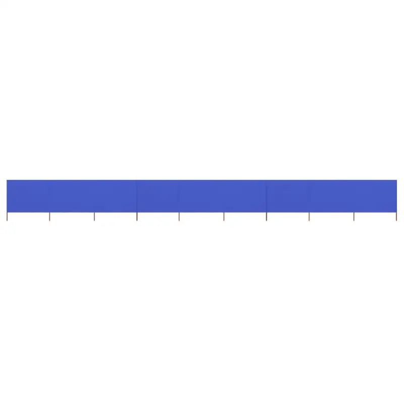 Inklapbare windscherm van nonwoven stof voor bescherming op winderige dagen - Blauw / 1200 x 80 cm / 1 - Parasols