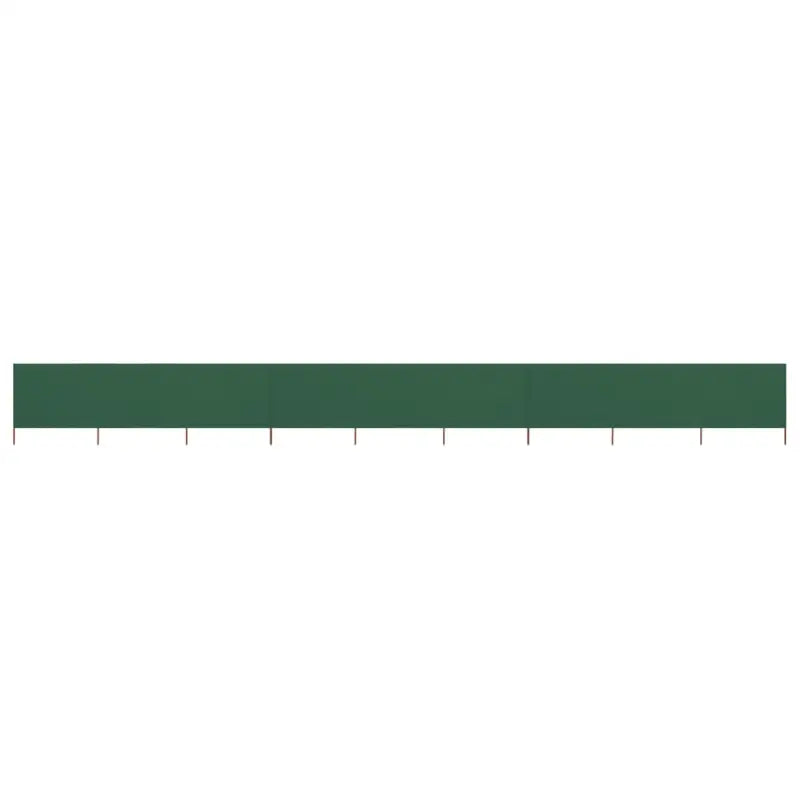 Inklapbare windscherm van nonwoven stof voor bescherming op winderige dagen - Groen / 1200 x 120 cm / 1 - Parasols
