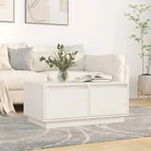 Inrichting met massief grenenhout salontafel voor een rustieke uitstraling - Wit / 1 - Salontafels