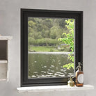 Insectenhor met magnetische functie voor raam en frisse lucht - Antraciet / 100 x 120 cm - Raamhorren