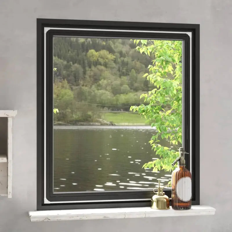 Insectenhor met magnetische functie voor raam en frisse lucht - Wit / 130 x 150 cm - Raamhorren