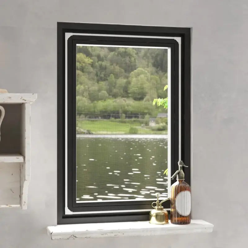 Insectenhor met magnetische functie voor raam en frisse lucht - Wit / 80 x 120 cm - Raamhorren