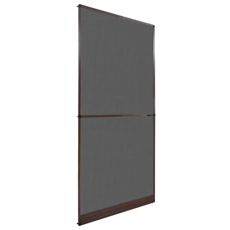 Insectenscherm voor deuren met aluminium frame en montageaccessoires - Bruin / 100 x 215 cm / 1 - Voordeuren