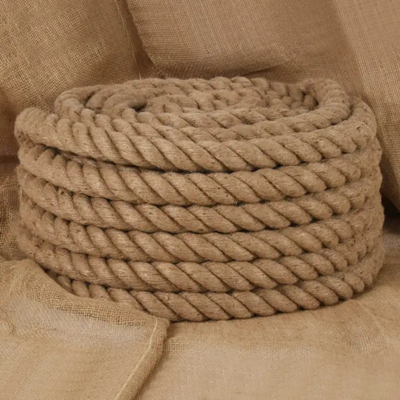 Jute touw voor tuin landbouw en scheepvaart gebruik - 1 / 10 m / 50 mm - Touw