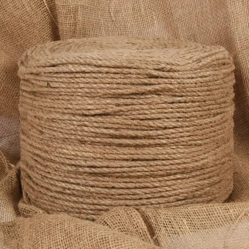 Jute touw voor tuin landbouw en scheepvaart gebruik - 1 / 50 m / 8 mm - Touw