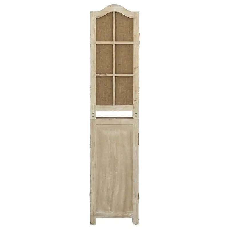 Kamerscherm in vintage-stijl van massief paulowniahout - Kamerschermen