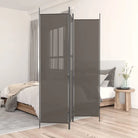 Kamerscherm met ademende stof voor privacy en sfeervolle indeling - Antraciet / 150 x 200 cm / 3 - Kamerschermen