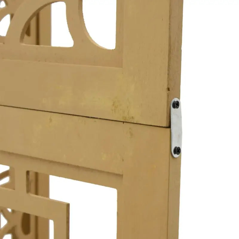 Kamerscherm van massief paulowniahout voor eenvoudig schoon gebruik binnenshuis - Kamerschermen