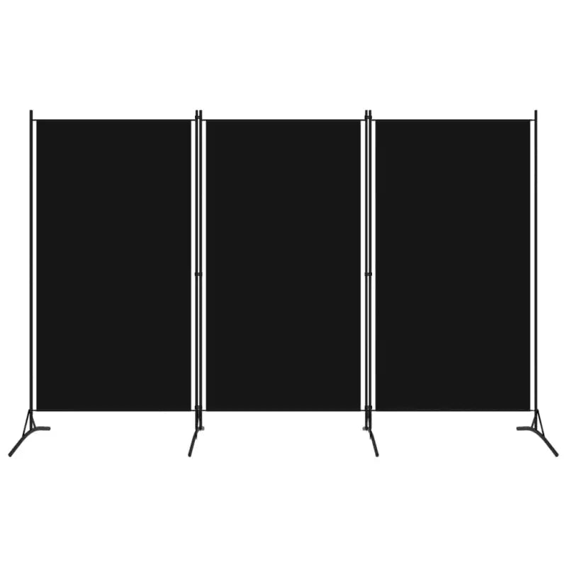 Kamerscherm voor het verdelen van een kamer en privacy - Zwart / 260 x 180 cm - Kamerschermen