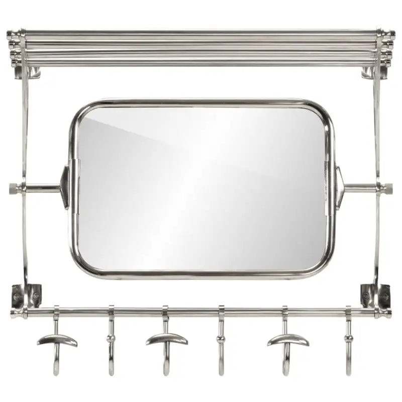 Kapstokken met spiegel en kleerhangers voor badkamer en garderobe - Kapstokken