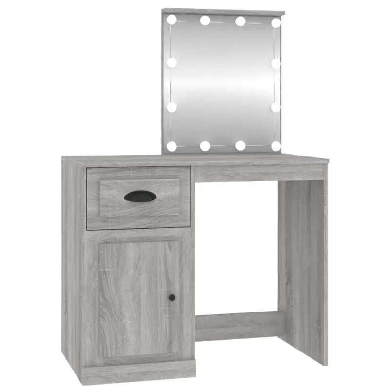 Kaptafel 90X50X132,5 Cm Bewerkt Hout Eiken