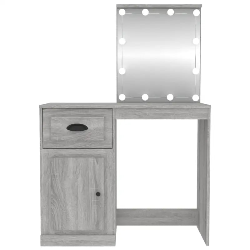 Kaptafel 90X50X132,5 Cm Bewerkt Hout Eiken