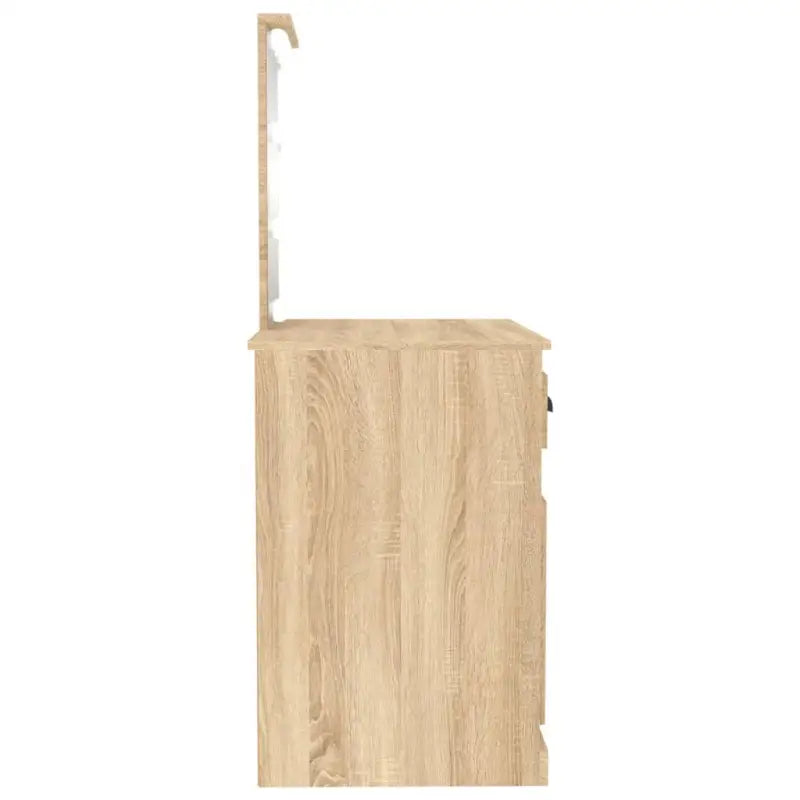 Kaptafel 90X50X132,5 Cm Bewerkt Hout Kleur