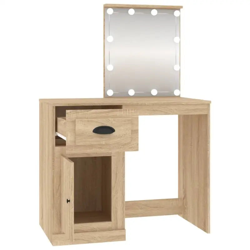 Kaptafel 90X50X132,5 Cm Bewerkt Hout Kleur