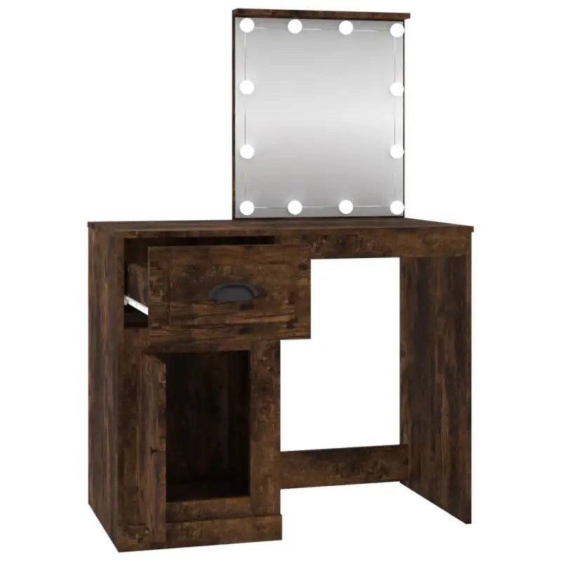 Kaptafel 90X50X132,5 Cm Bewerkt Hout Kleur