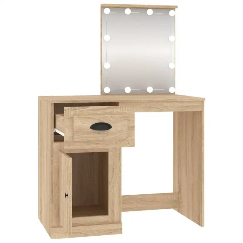 Kaptafel 90X50X132,5 Cm Bewerkt Hout Kleur