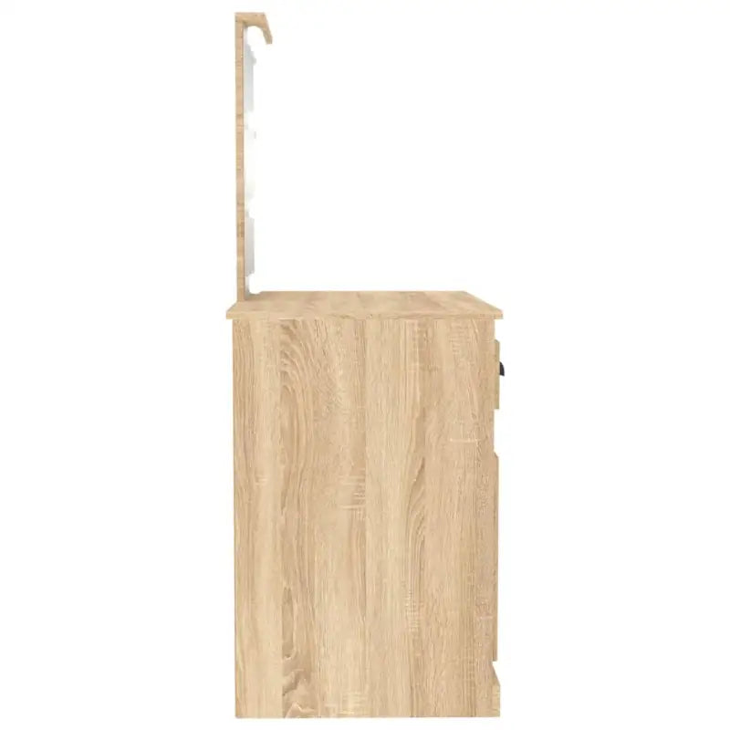 Kaptafel 90X50X132,5 Cm Bewerkt Hout Kleur