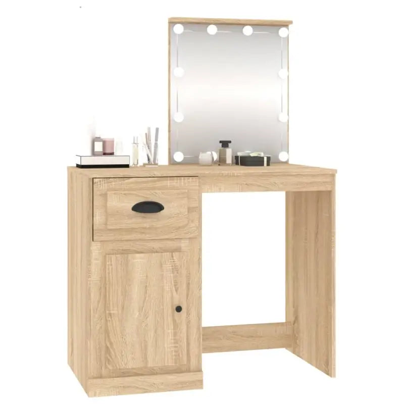 Kaptafel 90X50X132,5 Cm Bewerkt Hout Kleur