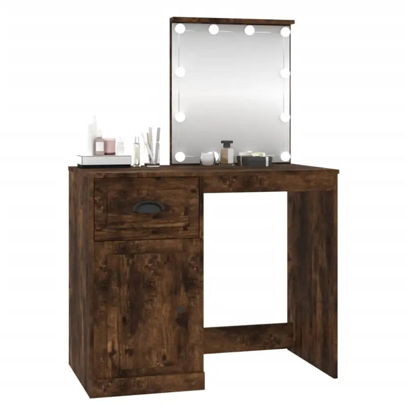 Kaptafel 90X50X132,5 Cm Bewerkt Hout Kleur