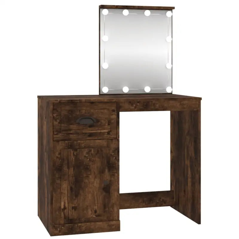 Kaptafel 90X50X132,5 Cm Bewerkt Hout Kleur