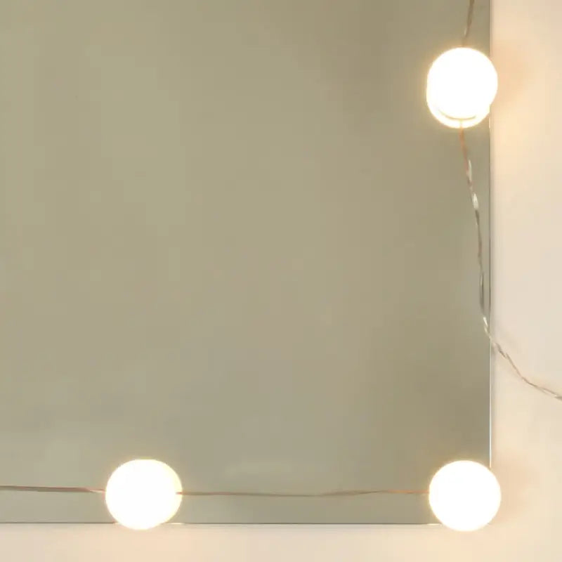Kaptafel Met Kastjes Led Bewerkt Hout Eiken