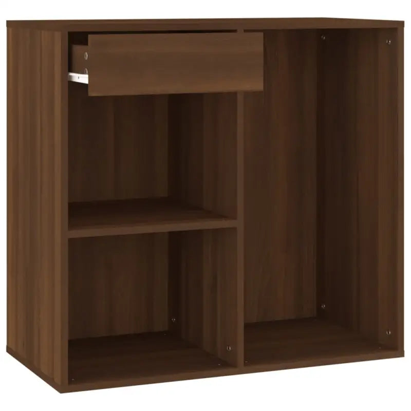 Kaptafel Met Kastjes Led Bewerkt Hout