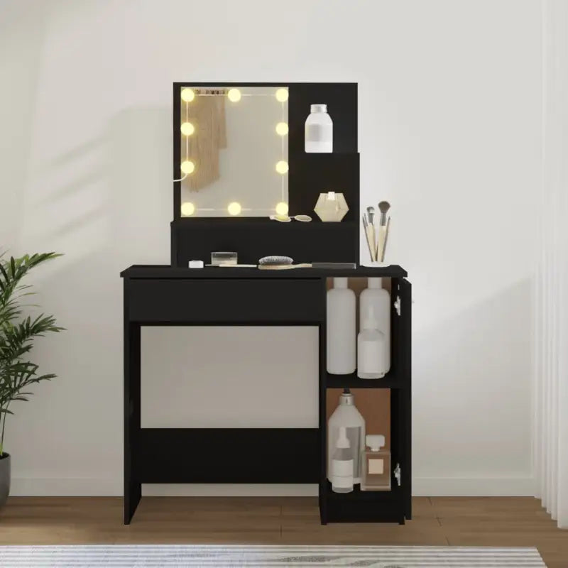 Kaptafel Met Led-Verlichting 86,5X35X136 Cm