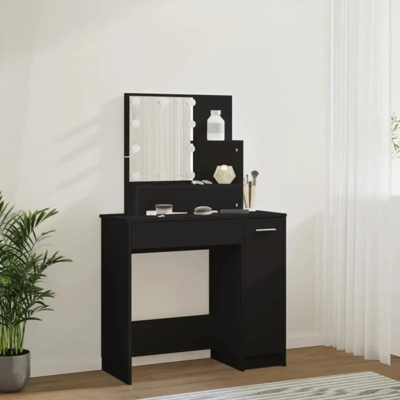 Kaptafel Met Led-Verlichting 86,5X35X136 Cm