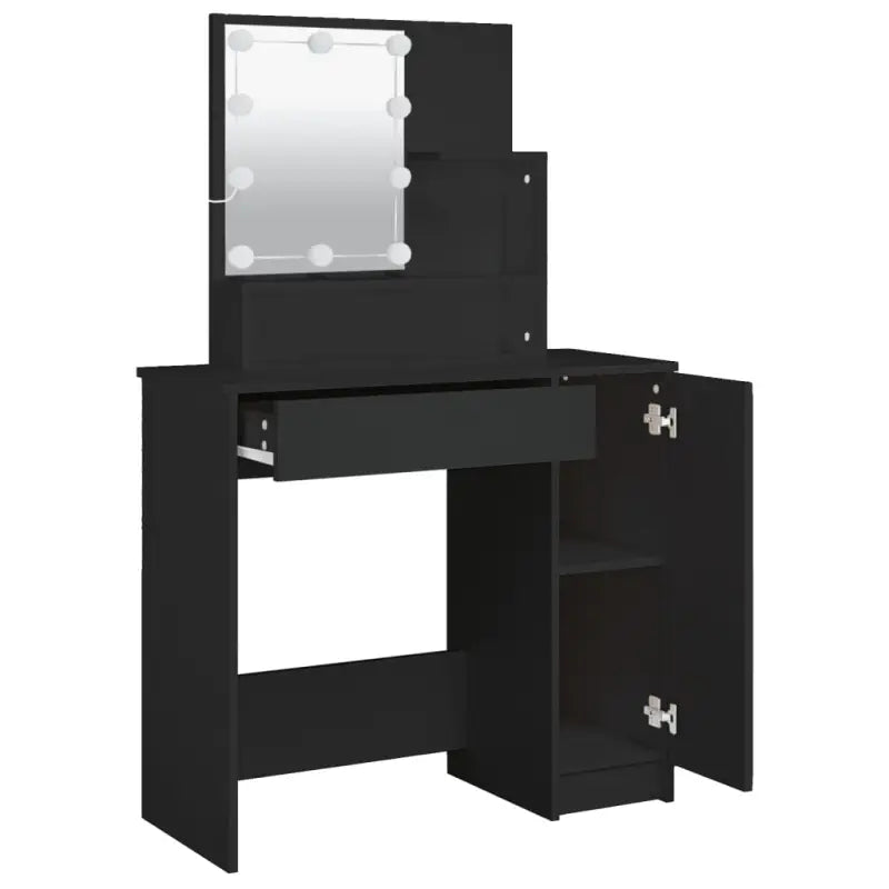 Kaptafel Met Led-Verlichting 86,5X35X136 Cm