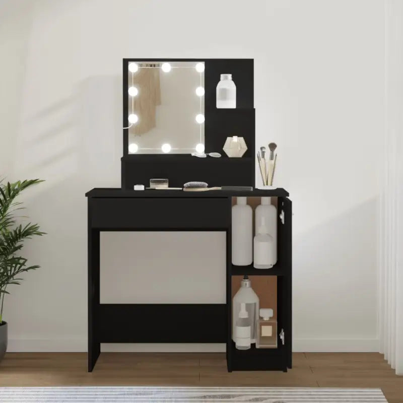 Kaptafel Met Led-Verlichting 86,5X35X136 Cm